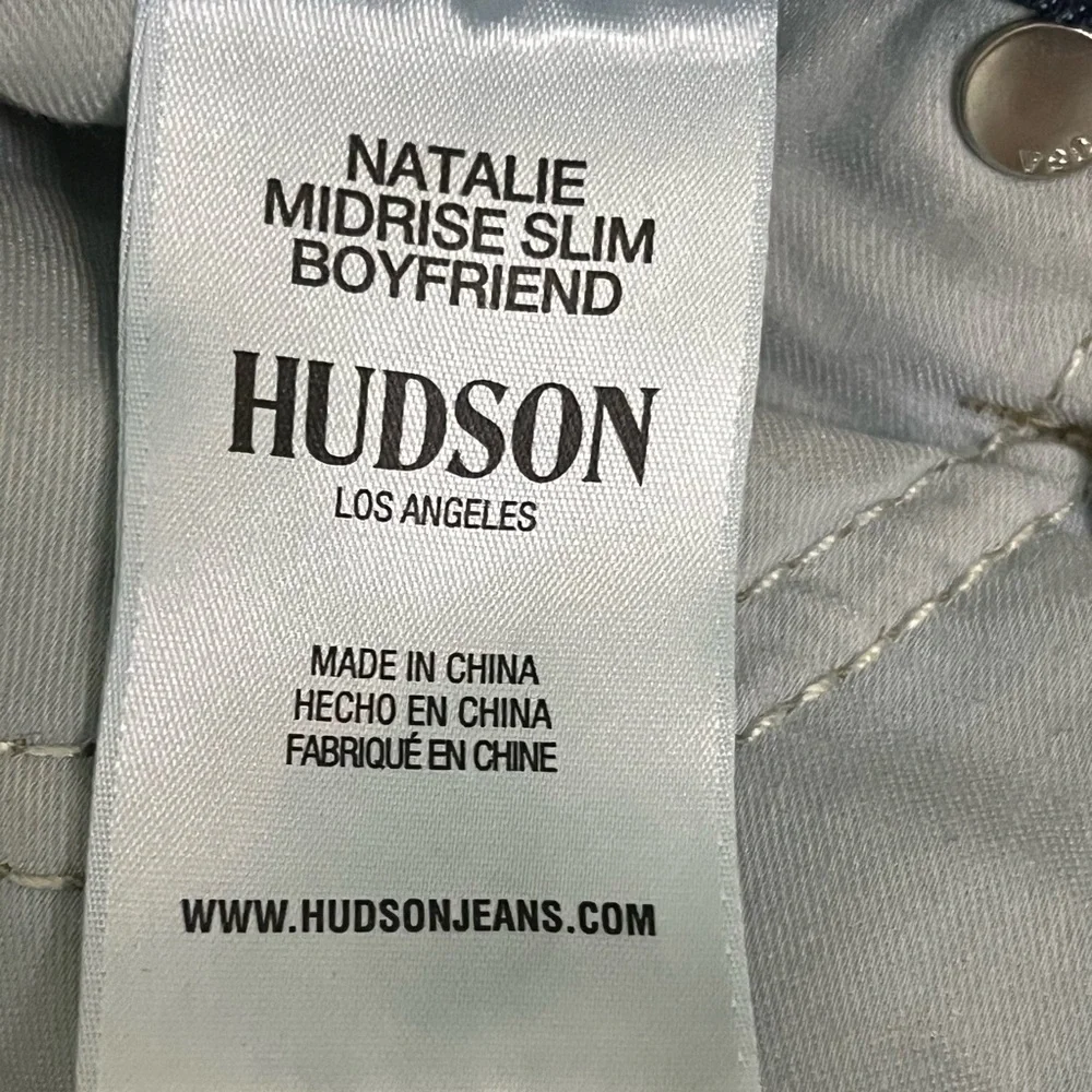 Hudson Natalie Midrise Slim Boyfriend. SZ.29 Classic Blue Women's Jeans. - Picture 5 of 8